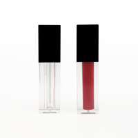 Vente en gros de tube vide de rouge à lèvres contenant vide de tube blanc mat de rouge à lèvres tubes liquides de brillant à lèvres cosmétique tube vide de rouge à lèvres