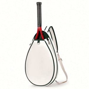 # Sac de tennis tendance en cuir PU pour femme, sac à bandoulière unisexe pour entraînement en extérieur, pochette pour balles de tennis - Product Image 2