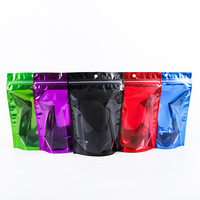 Sacs à fermeture éclair en plastique d'emballage de chocolat zip-lock vert écologique de 100g avec logo personnalisé personnalisé