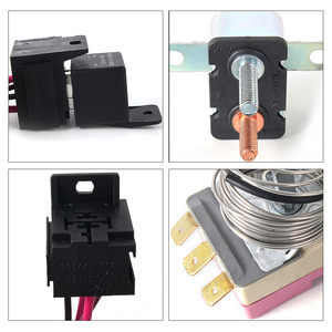 Auto Relay <b>Kit</b> 12V 60A <b>Electric</b> Fan Control With Wiring Harness For Car Retrofit Upgrade - Product Image 2