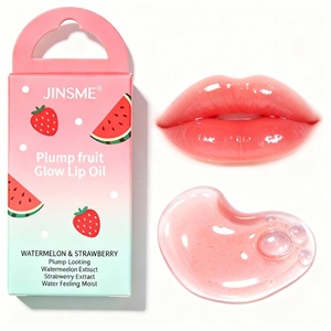 Huile à lèvres JINSME Plump Fruit Glow, hydratante pour lèvres sèches - Gloss à lèvres hydratant et repulpant avec brillance 7g - Product Image 5