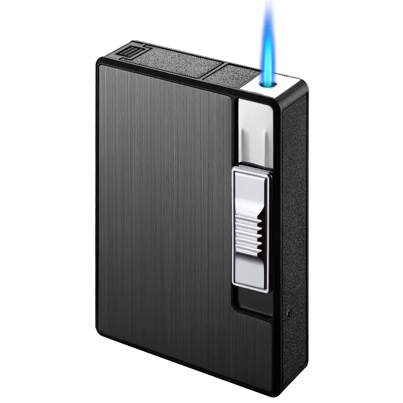 YH034 New portable cigarette box lighters 10 pcs manufacturers wholesale cigarette case