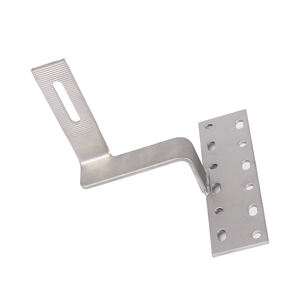 Crochets de fixation modernes en aluminium de haute qualité pour panneaux solaires sur toiture en tuiles, résistance au vent 60 m/s, charge de neige 3 KN/m, taille et logo personnalisables - Product Image 2