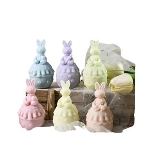 <span class=keywords><strong>Bougie</strong></span> décorative <span class=keywords><strong>de</strong></span> Pâques en forme <span class=keywords><strong>de</strong></span> lapin en crème, <span class=keywords><strong>bougie</strong></span> aromathérapeutique en forme <span class=keywords><strong>de</strong></span> lapin en coquille d'œuf pour la fête - Product Image 6