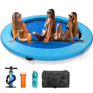 Gran oferta de fábrica, Isla inflable con portavasos, almohadilla solar, flotador de piscina, hamaca de agua inflable para fiesta de adultos - Product Image 6