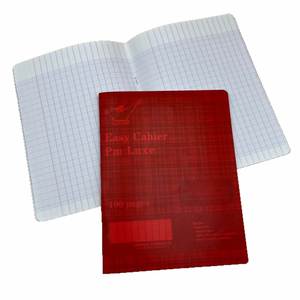 Fabricant de couvertures en PP – Cahier à grille française personnalisé, reliure agrafée, prêt à l'exportation – Modèle de cahier d'exercices personnalisable JXE15 - Product Image 1