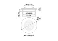 Lumière encastrée LED de 3-1/2 pouces pour camping-car, caravane, bateau, lampe de plafond intérieure certifiée CE/RoHS/REACH