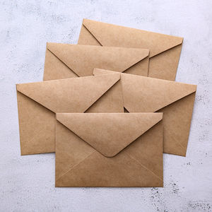 Sobre <span class=keywords><strong>de</strong></span> papel Kraft Retro minimalista Mailing Ins Girl Carta minimalista Pareja Tarjeta <span class=keywords><strong>de</strong></span> felicitación <span class=keywords><strong>de</strong></span> gama alta Postal Membrete - Product Image 6