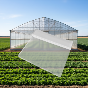 Film de serre en plastique transparent 20 x 100 pieds, polyéthylène résistant aux UV, matériau de couverture pour serres agricoles - Product Image 2