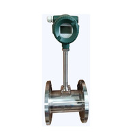 Cerdas Vortex Flowmeter Aliran Uap Gas Alam Nitrogen Biogas Udara Terkompresi Transfer Panas Minyak Cair Air Limbah