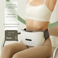Elektrischer Heiz- und Knetmassagegürtel mit Jade-Rollen zur Bauch- und Taillenmassage, Vibrationsmassagegerät zur Gewichtsreduktion