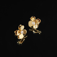 Boucles d'oreilles en acier inoxydable plaqué or 18 carats, accessoire de mode pour usage quotidien, gravure personnalisable, vente en gros B2B