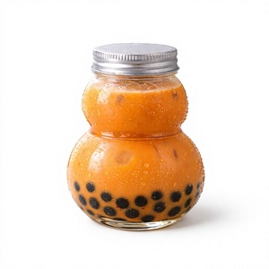 Premium Quality 500ml PET Gourd Shaped <b>Plastic</b> Tea Bottle with Twist <b>Cap</b> Made in Vietnam - Product Image 1