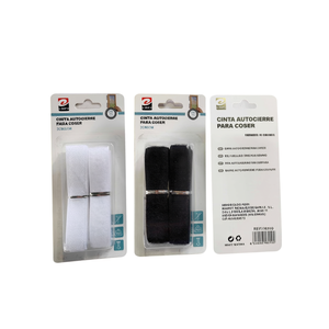 Attache auto-agrippante Erpsl 2 cm x 1 m non adhésive blanche pour couture et artisanat - Product Image 3