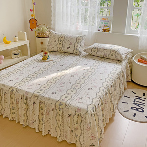 Falda de cama de uso doméstico impresa con patrón elegante - Product Image 2