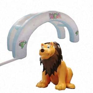 Arche gonflable JARMOO pour événements thématiques - Logo personnalisé, matériau en nylon, style fanion, design moderne, vente en gros, arche d'entrée d'été - Product Image 4