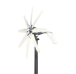 Yatay rüzgar rüzgar türbini jeneratör ev kullanımı için yüksek verimli mal 1000w 12v 24v CE 3 fazlı sabit mıknatıslı jeneratör