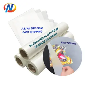 Rolo de filme Dtf de transferência térmica para impressora a jato de tinta A4 Norman Dtf Digital para impressão