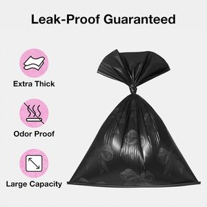 Extra Thick Leak-Proof Dog Poop Bags with Dispenser, Rose & Honey Scented Pet Waste Bags, Portable Garbage Bags for Dog - Product Image 4