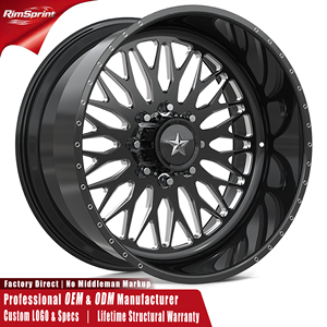 Cerchi in Lega Forgiata American Force N09 EXTORT SS da 20-26 Pollici 8x165.1 per Ford Chevrolet GMC Toyota Nissan Cadillac Truck - Product Image 1