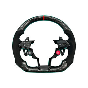Volant de voiture en fibre de carbone pour <span class=keywords><strong>Audi</strong></span> R8 <span class=keywords><strong>Tt</strong></span> Mk2 <span class=keywords><strong>Mk3</strong></span> B8 <span class=keywords><strong>RS</strong></span> TTS Ttrs Rs3 Rs6 RS4 RS5 RS7 A3 D3 A4 A5 A6 C6 A7 A8 A1 Q3 Q5 Q7 - Product Image 3