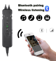 Headset Penerbangan Profesional dengan ANR & Bluetooth untuk pilot
