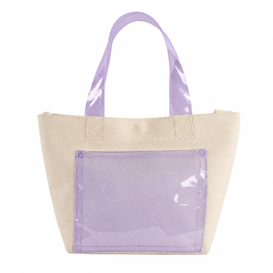 Bolsa de Compras de Algodón 100% Resistente al Agua, Recubierta de PVC Encerado, para la Playa, Compras, Uso Diario de Verano - Product Image 1