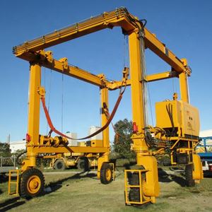 50 Ton 100 Ton 200 tonnellate di gru resistente RTG ruota gomma Gantry gru a cavallo pneumatico - Product Image 3