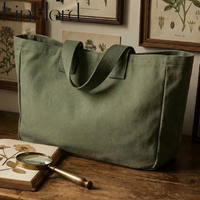 Sac fourre-tout en toile de coton robuste avec logo personnalisé, réutilisable, écologique, grande capacité, sac à main pour femmes, sac de shopping, sac de plage