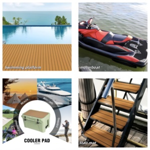 Lámina de Espuma EVA Antideslizante Resistente a los Rayos UV 3000H para Pisos Marinos, Cubierta de Barco, Suelo de Imitación de Teca para Yate, Plataforma de Natación, Pontón, Bricolaje - Product Image 5