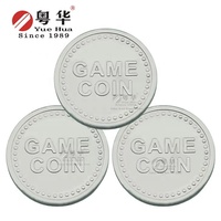 Prix usine jeu d'arcade en acier inoxydable jeton pièce médaille 1.85Mm épaisseur pièce pour distributeur automatique