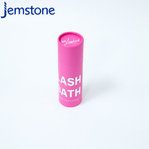 Envase de Cartón Reciclado para Bálsamo de Baño, Tubo Cilíndrico para Cuidado de la Piel, con Impresión en Lámina Plateada - Product Image 6