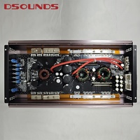 Amplificateur de voiture de basse SPL monobloc 2000Wrms avec télécommande filaire pour dominance des basses audio de voiture