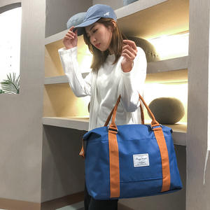 Factory Custom Spring Airlines Approved <b>Carry</b>-<b>on</b> Bag Large Capacity Waterproof Short Trip Travel Bag with <b>Luggage</b> Strap - Product Image 6