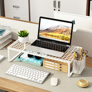 Laptop Stand Metal Cooling Pad Screen Support <b>Desktop</b> Monitor <b>Riser</b> For Laptops - Product Image 4
