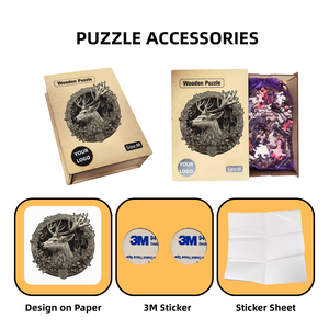 Puzzle en bois A4 4 mm disponible en OEM, puzzle 3D en bois de tilleul découpé par CNC, artisanat de précision, <span class=keywords><strong>puzzles</strong></span> uniques pour la décoration d'étagères - Product Image 2