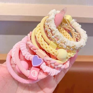 Korean color big circle head rope set children's <b>rubber</b> band hair <b>ring</b> does not hurt hair girls hair <b>ring</b> tie hair accessories - Product Image 4