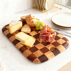 Planche à découper professionnelle réversible en bois biologique extra large personnalisable pour cuisine, pizza et <span class=keywords><strong>steak</strong></span> – Offre spéciale - Product Image 2