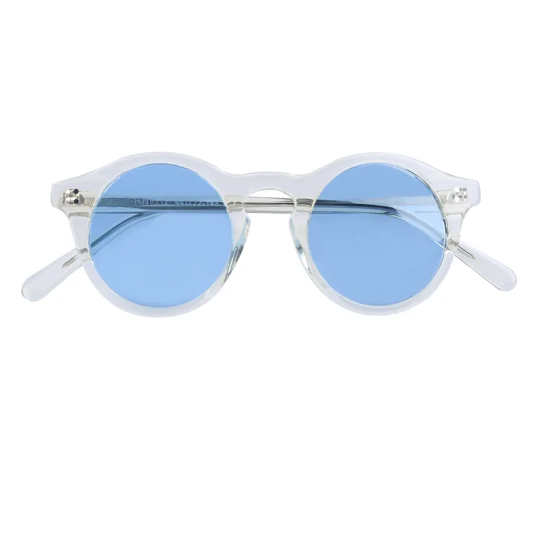 Latest Circular Coloured Luxury Classic Color Women'S Acetate Sunglasses