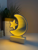 Lampe de chevet LED 3D tunnel, veilleuse d'ambiance, lampe de décoration de vacances, cadeau, lampe Abysse