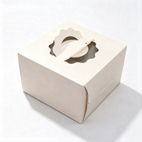 Boîte à gâteau en papier de qualité supérieure, emballage alimentaire personnalisé avec logo imprimé pour boulangerie, desserts, vente en gros