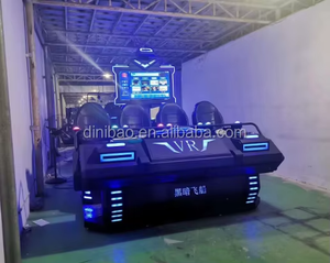 Simulador de Realidad Virtual 9D, Máquina de Juego de Nave Espacial VR para 4 Jugadores, Versión en Inglés, Metálica, para Cine VR, Precio de Fábrica al por Mayor - Product Image 5