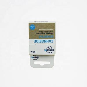 Venda quente macio ortodôntico fio <span class=keywords><strong>dental</strong></span> hortelã aromatizado diariamente cuidados dentes threader cintas embalados individualmente casa viagem - Product Image 4