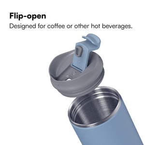 Tasse à café isolée en acier inoxydable 18/8 OEM ODM 16oz avec large ouverture et facile à nettoyer <span class=keywords><strong>pour</strong></span> voiture et bureau - Product Image 3