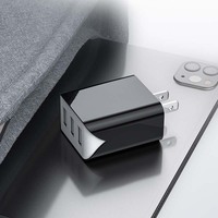 Chargeur USB Schitec US EU AU UK Multi Plug 3 Ports Charge rapide QC3.0 18W Chargeur mural USB pour téléphone portable
