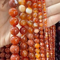 Perles rondes en jade Dong Ling multicolores naturelles en vrac, vente en gros, fournitures pour la fabrication de bijoux, bracelets et colliers DIY