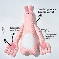 Poupée en peluche à caresser avec rembourrage en coton PP, oreiller auto-relevable pour dormir, conception anti-choc pour adolescents et adultes, idéal pour les fêtes