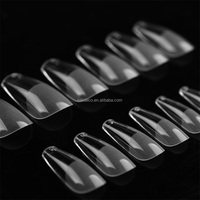 00 Grand Pouce Cercueil Moyen Gravure Faux Ongles Conseils 13 Tailles + 2 Double Taille Faux Salon DIY Nail Art