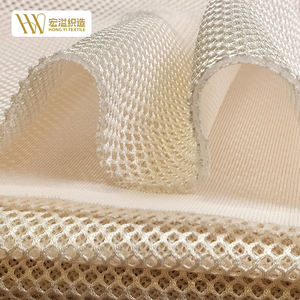 Großhandel Leichtes wasserdichtes Polyester 3D Air Elastic Mesh Stoff Drei schicht iges Sandwich Atmungsaktives Ketten gewirke - Product Image 4