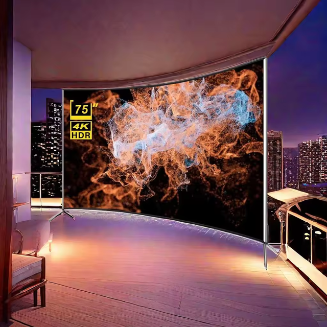 50 Inch Curved Smart TV Smart TV 4K Big Screen Ultra HD LED Television 50 Inch TV